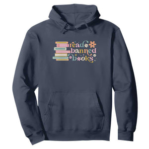 Vintage Read Banned Books Hoodie TS10 Navy Print Your Wear