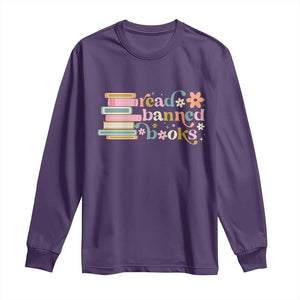 Vintage Read Banned Books Long Sleeve Shirt TS10 Purple Print Your Wear