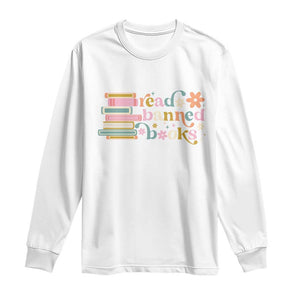 Vintage Read Banned Books Long Sleeve Shirt TS10 White Print Your Wear