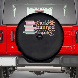 Vintage Read Banned Books Spare Tire Cover TS10 Black Print Your Wear