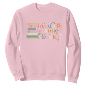 Vintage Read Banned Books Sweatshirt TS10 Light Pink Print Your Wear
