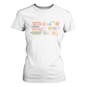 Vintage Read Banned Books T Shirt For Women TS10 White Print Your Wear