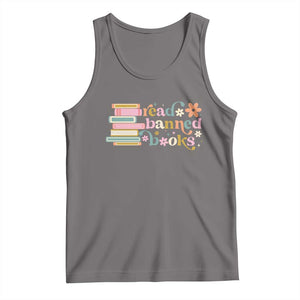 Vintage Read Banned Books Tank Top TS10 Deep Heather Print Your Wear