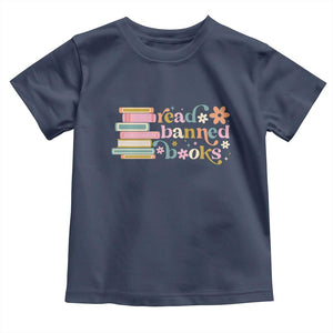 Vintage Read Banned Books Toddler T Shirt TS10 Navy Print Your Wear