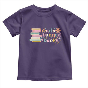 Vintage Read Banned Books Toddler T Shirt TS10 Purple Print Your Wear