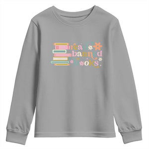 Vintage Read Banned Books Youth Sweatshirt TS10 Sport Gray Print Your Wear