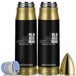 Funny Bald Dad Bullet Tumbler Old Man Saying Gag Gift Fathers Day TS10 Black Print Your Wear