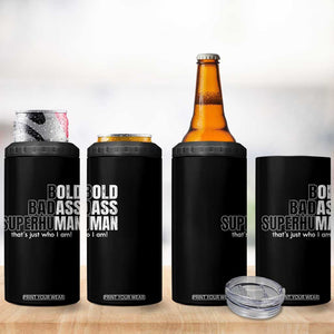 Funny Bald Dad 4 in 1 Can Cooler Tumbler Old Man Saying Gag Gift Fathers Day TS10 Print Your Wear