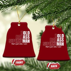Funny Bald Dad Ceramic Ornament Old Man Saying Gag Gift Fathers Day TS10 Print Your Wear
