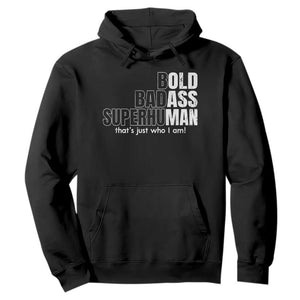 Funny Bald Dad Hoodie Old Man Saying Gag Gift Fathers Day TS10 Black Print Your Wear