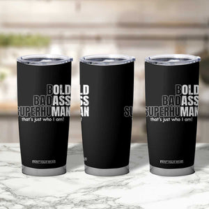 Funny Bald Dad Tumbler Cup Old Man Saying Gag Gift Fathers Day TS10 Print Your Wear