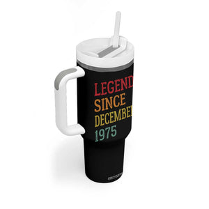 Legend Since December 1975 Tumbler With Handle Vintage Retro 50th Birthday Gifts TS10 Print Your Wear