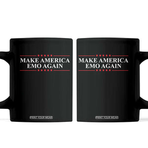Make America Emo Again Coffee Mug Funny Goth Gothic US TS10 Black Print Your Wear