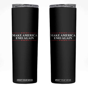 Make America Emo Again Skinny Tumbler Funny Goth Gothic US TS10 Black Print Your Wear