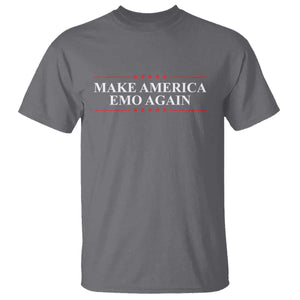 Make America Emo Again T Shirt Funny Goth Gothic US TS10 Charcoal Print Your Wear