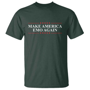 Make America Emo Again T Shirt Funny Goth Gothic US TS10 Dark Forest Green Print Your Wear