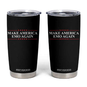 Make America Emo Again Tumbler Cup Funny Goth Gothic US TS10 Black Print Your Wear