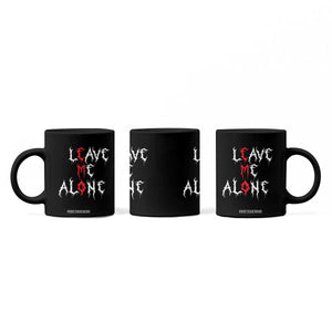 Leave me Alone Emo Coffee Mug Aesthetic Goth Scene Alternative Music TS10 Print Your Wear