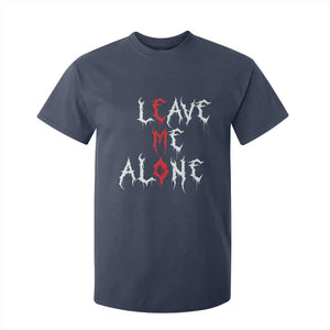 Leave me Alone Emo T Shirt For Kid Aesthetic Goth Scene Alternative Music TS10 Navy Print Your Wear