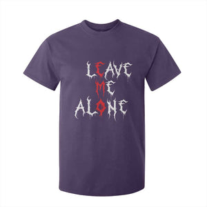 Leave me Alone Emo T Shirt For Kid Aesthetic Goth Scene Alternative Music TS10 Purple Print Your Wear