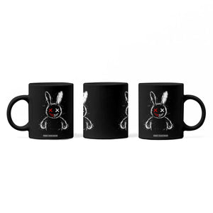 Creepy Cute Bunny Coffee Mug Rabbit Alt Goth Grunge Horror Aesthetic TS10 Print Your Wear