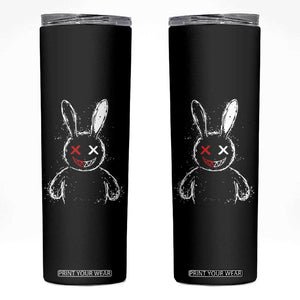 Creepy Cute Bunny Skinny Tumbler Rabbit Alt Goth Grunge Horror Aesthetic TS10 Black Print Your Wear