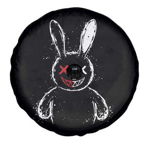 Creepy Cute Bunny Spare Tire Cover Rabbit Alt Goth Grunge Horror Aesthetic TS10 Print Your Wear