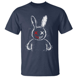 Creepy Cute Bunny T Shirt Rabbit Alt Goth Grunge Horror Aesthetic TS10 Navy Print Your Wear