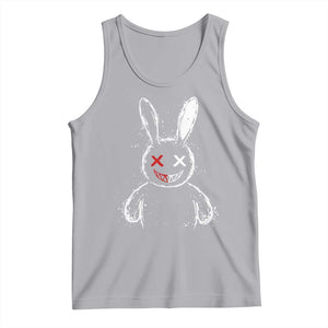 Creepy Cute Bunny Tank Top Rabbit Alt Goth Grunge Horror Aesthetic TS10 Athletic Heather Print Your Wear
