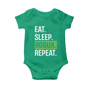 Eat Sleep Roblox Repeat Baby Onesie Funny Video Game Lovers Gamers