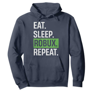 Eat Sleep Roblox Repeat Hoodie Funny Video Game Lovers Gamers