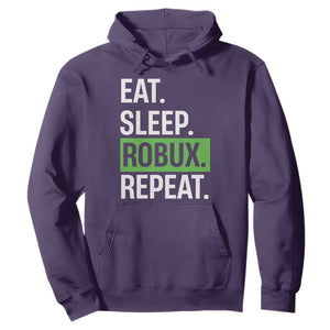 Eat Sleep Roblox Repeat Hoodie Funny Video Game Lovers Gamers