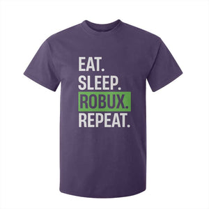 Eat Sleep Roblox Repeat T Shirt For Kid Funny Video Game Lovers Gamers