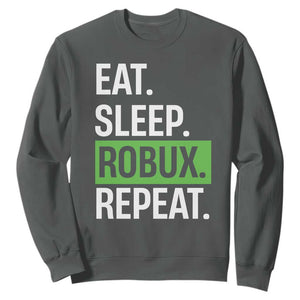 Eat Sleep Roblox Repeat Sweatshirt Funny Video Game Lovers Gamers