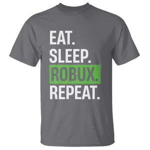 Eat Sleep Roblox Repeat T Shirt Funny Video Game Lovers Gamers