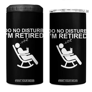 Retirement Gifts For Men 4 in 1 Can Cooler Tumbler Do Not Disturb Im Retired