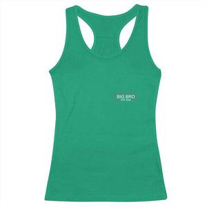 Big Bro Est 2026 Racerback Tank Top Brother Announcement TS10 Irish Green Print Your Wear