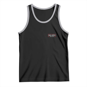 Big Bro Est 2026 Tank Top Brother Announcement TS10 Black Athletic Heather Print Your Wear