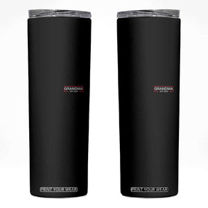 Grandma Est 2026 Skinny Tumbler First Mothers Day Grandparents Baby Announcement TS10 Black Print Your Wear