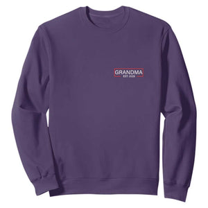 Grandma Est 2026 Sweatshirt First Mothers Day Grandparents Baby Announcement TS10 Purple Print Your Wear