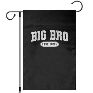 Big Bro Est 2026 Garden Flag Promoted To Brother Sibling Reveal TS10 Black Print Your Wear