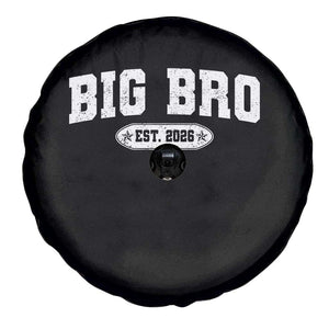 Big Bro Est 2026 Spare Tire Cover Promoted To Brother Sibling Reveal TS10 Print Your Wear