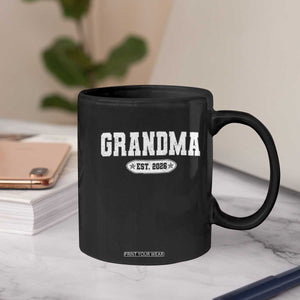Grandma Est 2026 Coffee Mug Promoted To Grandparents Mothers Day TS10 Print Your Wear