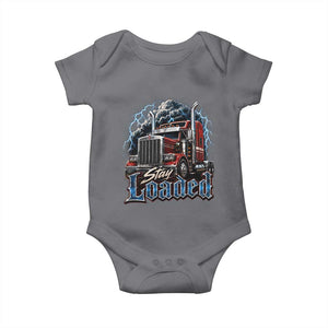 Truck Driver Baby Onesie Funny Trucker Husband Big Rig Semi Trailer Truckin