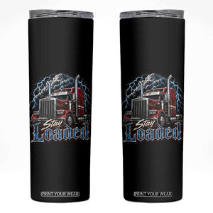 Truck Driver Skinny Tumbler Funny Trucker Husband Big Rig Semi Trailer Truckin