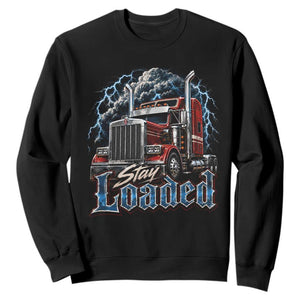 Truck Driver Sweatshirt Funny Trucker Husband Big Rig Semi Trailer Truckin
