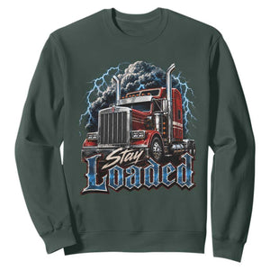 Truck Driver Sweatshirt Funny Trucker Husband Big Rig Semi Trailer Truckin