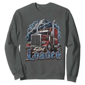 Truck Driver Sweatshirt Funny Trucker Husband Big Rig Semi Trailer Truckin