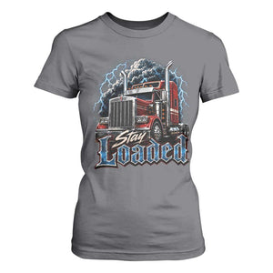 Truck Driver T Shirt For Women Funny Trucker Husband Big Rig Semi Trailer Truckin