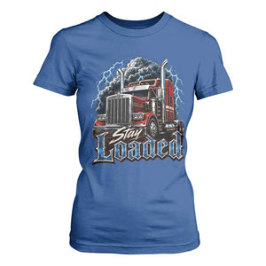Truck Driver T Shirt For Women Funny Trucker Husband Big Rig Semi Trailer Truckin
